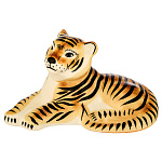 0068435 Сувенир Скульптура "Тигр лежит" керамика