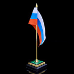 0057324/118718  Нат.поделочный камень ФЛАГШТОК