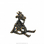 Колокольчик с янтарем "Коза", фотография 1. Интернет-магазин ЛАВКА ПОДАРКОВ