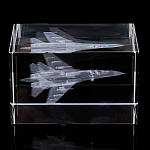 Лазерная графика. Куб "Самолет-истребитель"