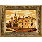 Картина янтарная "Храм" 40х30 см