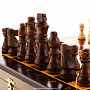 Шахматы деревянные "Темно-красная классика", фотография 5. Интернет-магазин ЛАВКА ПОДАРКОВ