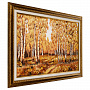 Картина янтарная "Солнечная роща" 37х60 см, фотография 1. Интернет-магазин ЛАВКА ПОДАРКОВ