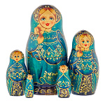 Матрешка "Людмила" 5 мест