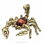Статуэтка с янтарем "Скорпион", фотография 2. Интернет-магазин ЛАВКА ПОДАРКОВ
