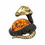 Статуэтка с янтарем "Змейка с глазками", фотография 3. Интернет-магазин ЛАВКА ПОДАРКОВ