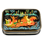 Шкатулка с художественной росписью "Тройка"