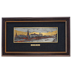/21*40см Офорт цветной  "Вид на Кремль с Б.Каменного моста" 