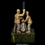 Бронзовая скульптура "Нефтяники", фотография 3. Интернет-магазин ЛАВКА ПОДАРКОВ