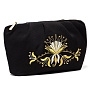 Косметичка "Аида". Черная с вышивкой, фотография 6. Интернет-магазин ЛАВКА ПОДАРКОВ
