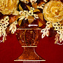 Картина янтарная "Цветы" 60х80 см, фотография 6. Интернет-магазин ЛАВКА ПОДАРКОВ