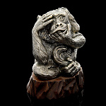 0056173 СКУЛЬПТУРА "ОБЕЗЬЯНА"в П/У Авторская работа