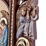 Икона деревянная "Троица" 75х65 см, фотография 6. Интернет-магазин ЛАВКА ПОДАРКОВ