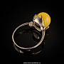 Кольцо с янтарем (серебро 925*) 3,15 гр., фотография 2. Интернет-магазин ЛАВКА ПОДАРКОВ