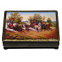 Шкатулка с художественной росписью "Тройка", фотография 1. Интернет-магазин ЛАВКА ПОДАРКОВ