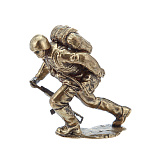 0068952 Бронза Статуэтка Солдатик ок.5 см