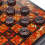 Шахматы-шашки янтарные "Консул", фотография 6. Интернет-магазин ЛАВКА ПОДАРКОВ