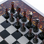 Янтарные шахматы-шашки-нарды "Монолит 2" 50х50 см, фотография 8. Интернет-магазин ЛАВКА ПОДАРКОВ