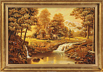 Картина янтарная "Пейзаж" 30х40 см