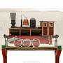 Модель в бутылке "Малый паровоз ГА 1863 г.", фотография 6. Интернет-магазин ЛАВКА ПОДАРКОВ