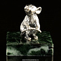 Статуэтка из серебра "Крыса", фотография 2. Интернет-магазин ЛАВКА ПОДАРКОВ