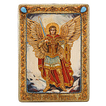 0065396-21*29см Икона подарочная"Архангел Михаил" мор.дуб  в ПУ (RTI-646-2.m)