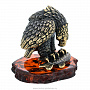 Статуэтка с янтарем "Орел с рыбой", фотография 1. Интернет-магазин ЛАВКА ПОДАРКОВ