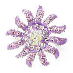  Традиции ФАБЕРЖЕ Брошь"ПОДСОЛНУХ" 2,7*2,7см  1002