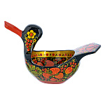 202831 Хохлома Сувенир Ковш "УТКА" высота ок. 22*10*13,5 см