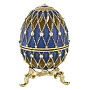 Пасхальное яйцо-шкатулка с часами. Традиции Фаберже, фотография 4. Интернет-магазин ЛАВКА ПОДАРКОВ