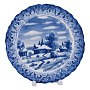 Тарелка декоративная "Зима". Гжель, фотография 4. Интернет-магазин ЛАВКА ПОДАРКОВ