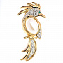 Брошь "Райская пташка" Традиции Фаберже, фотография 2. Интернет-магазин ЛАВКА ПОДАРКОВ