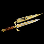 0011895 Златоуст КИНЖАЛ сувенирный  в П/У