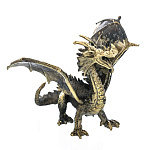 0070948 Бронза скульптура "Дракон" 8*8*8 см