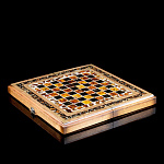 0066237/35*17,5*6см Янтарь Шахматная доска без фигур 35*17,5*6см 00-00000583