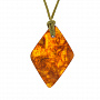 Кулон с натуральным янтарем, фотография 1. Интернет-магазин ЛАВКА ПОДАРКОВ