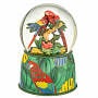 Стеклянный шар "Попугаи", фотография 3. Интернет-магазин ЛАВКА ПОДАРКОВ
