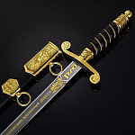 3280 /2715 Златоуст Оружие сувенирное Кортик "морской РЖД" KRM-2715