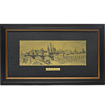 /27,5*55см Офорт черно-белый "Москва.Панорама.19 век"