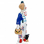 Керамическая статуэтка "Клоун с таксой", фотография 3. Интернет-магазин ЛАВКА ПОДАРКОВ