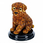 Скульптура из янтаря "Собака", фотография 1. Интернет-магазин ЛАВКА ПОДАРКОВ