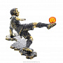 Статуэтка с янтарем "Футболист №3" (коньячный), фотография 1. Интернет-магазин ЛАВКА ПОДАРКОВ