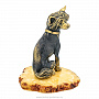 Статуэтка с янтарем "Собака Китайская Хохлатая", фотография 3. Интернет-магазин ЛАВКА ПОДАРКОВ