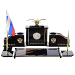 0062142 Обсидиан Набор "Двуглавый Орел "черный 8 предметов