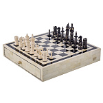 Шахматы с ларцом и классическими фигурами из кости 38х38 см