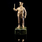 139094 Бронза Скульптура "Сотрудник ДПС" 