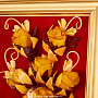 Панно янтарное "Цветы", фотография 2. Интернет-магазин ЛАВКА ПОДАРКОВ