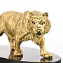 Бронзовая статуэтка с позолотой "Тигр", фотография 3. Интернет-магазин ЛАВКА ПОДАРКОВ