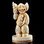 Скульптура "Клоун" (рог лося), фотография 2. Интернет-магазин ЛАВКА ПОДАРКОВ