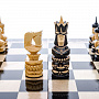 Шахматы деревянные с резными фигурами 50х50 см, фотография 4. Интернет-магазин ЛАВКА ПОДАРКОВ